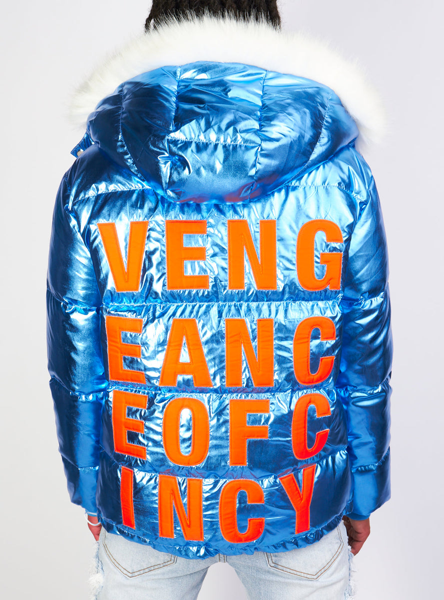 Vengeance78 Puffer Jacket Multi Pastel & Cream