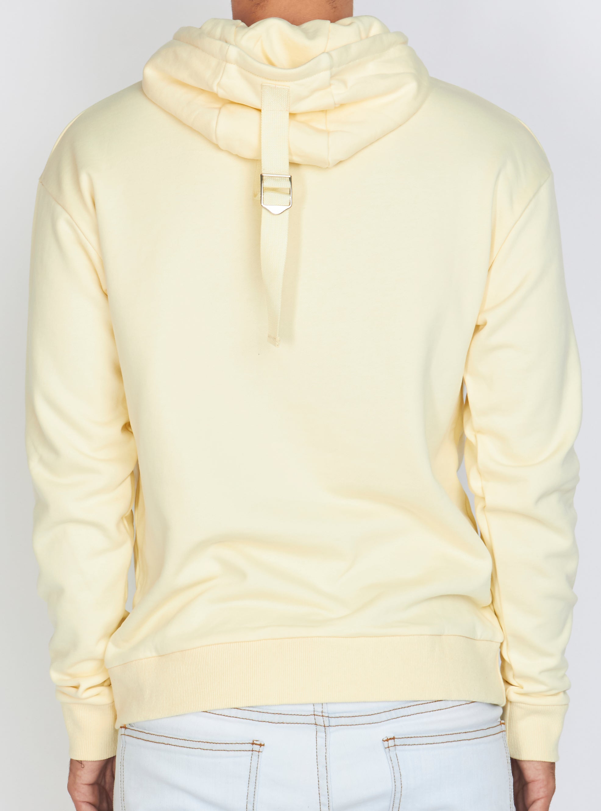 Hoodie - Crest Pullover - Bone and Olive - LLCH603