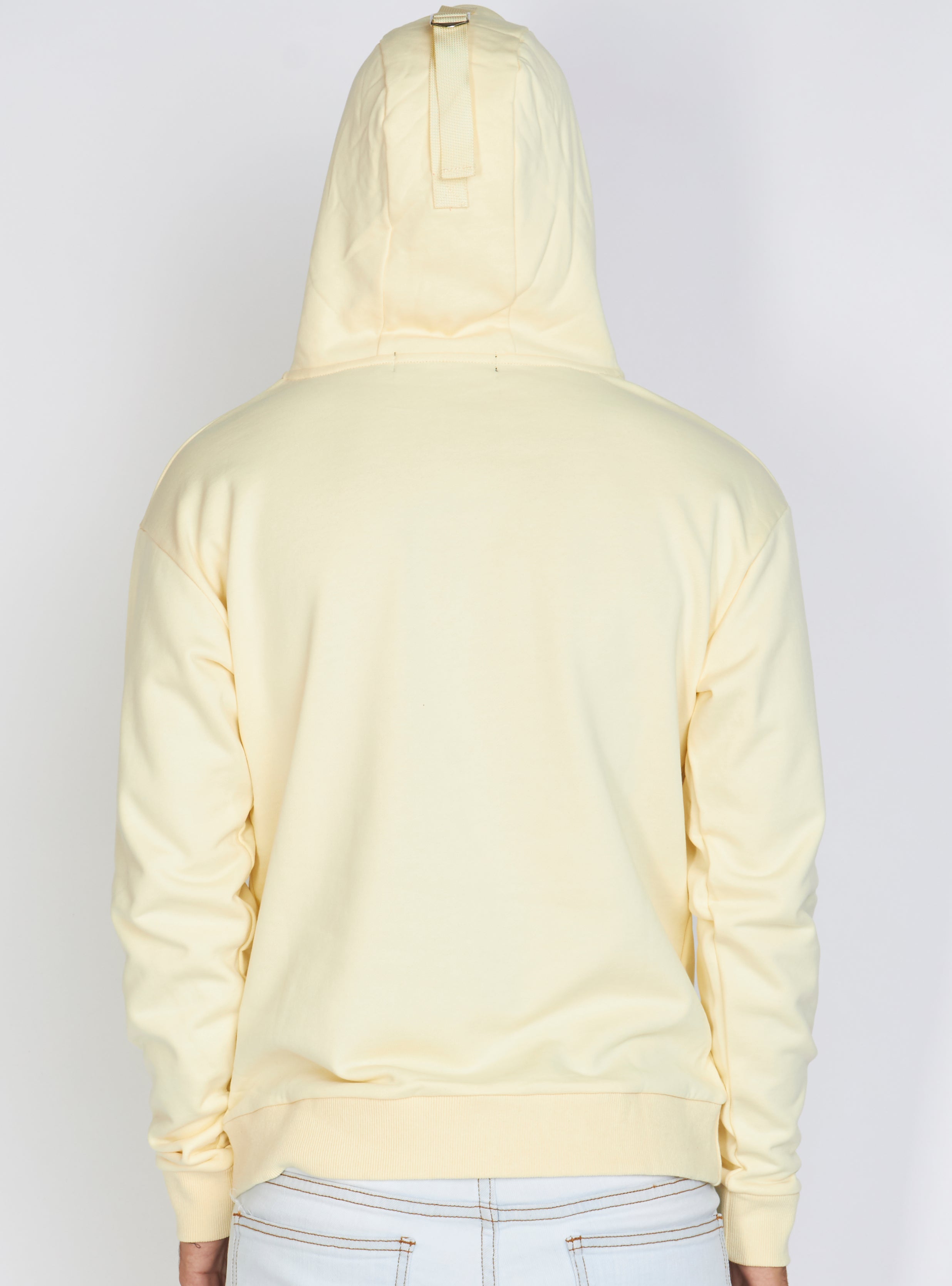 Hoodie - Crest Pullover - Bone and Olive - LLCH603
