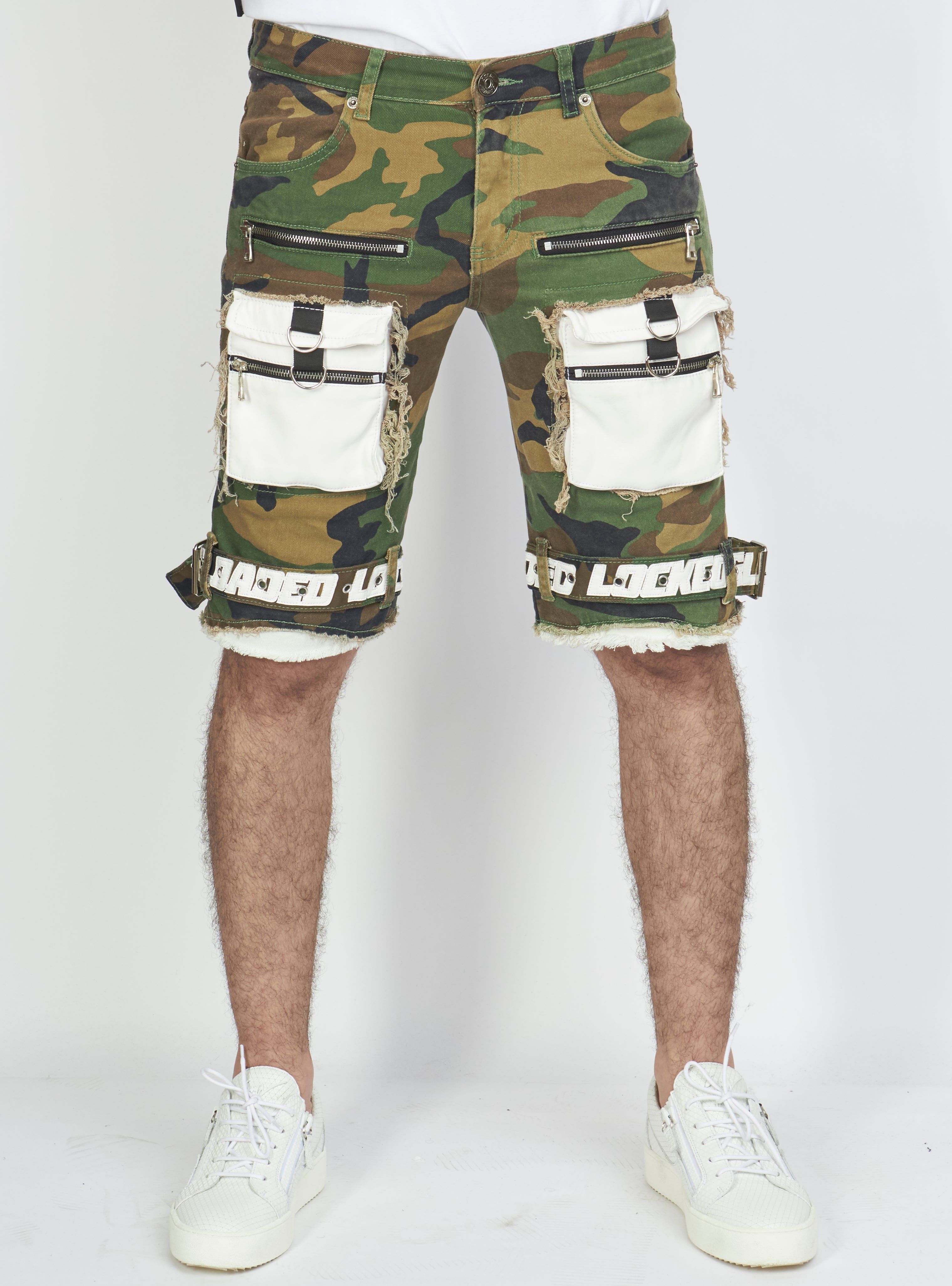 Locked & Loaded Shorts - Strapped Denim - Camo - LLTS421105