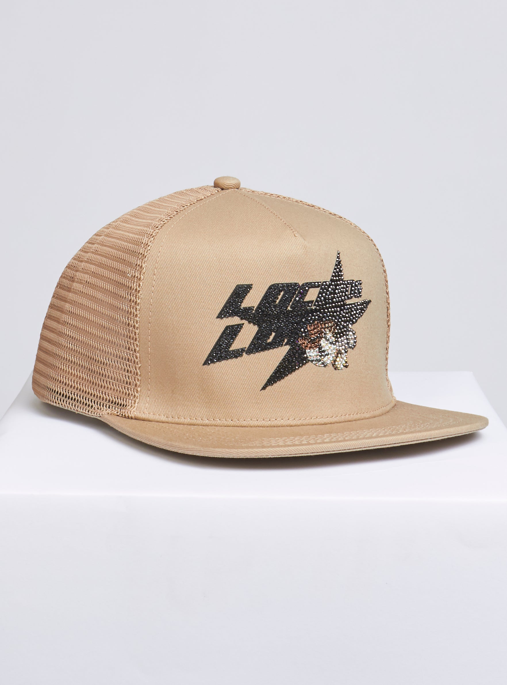 Locked & Loaded Snapback - Heavy Hitta - Black on Khaki - 202