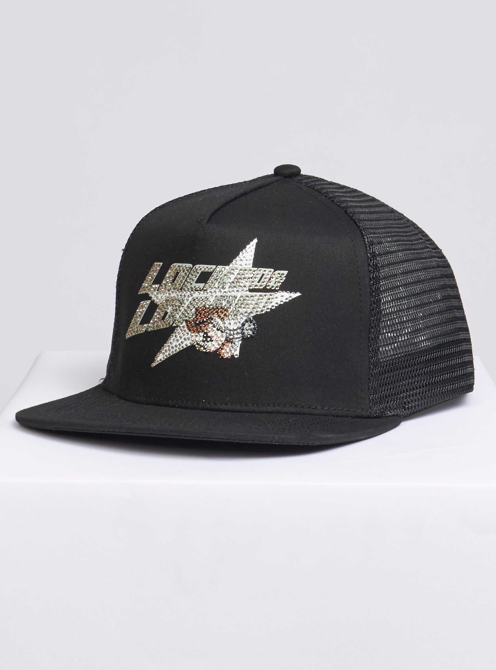 Locked & Loaded Snapback - Heavy Hitta - Silver and White on Black - 204