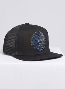 Locked & Loaded Snapback - B. Clip - Black with AB on Black - 101