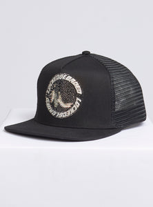 Locked & Loaded Snapback - B. Clip - Black with Silver on Black - 100