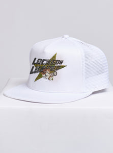 Locked & Loaded Snapback - Heavy Hitta - Black and Olive on White - 203