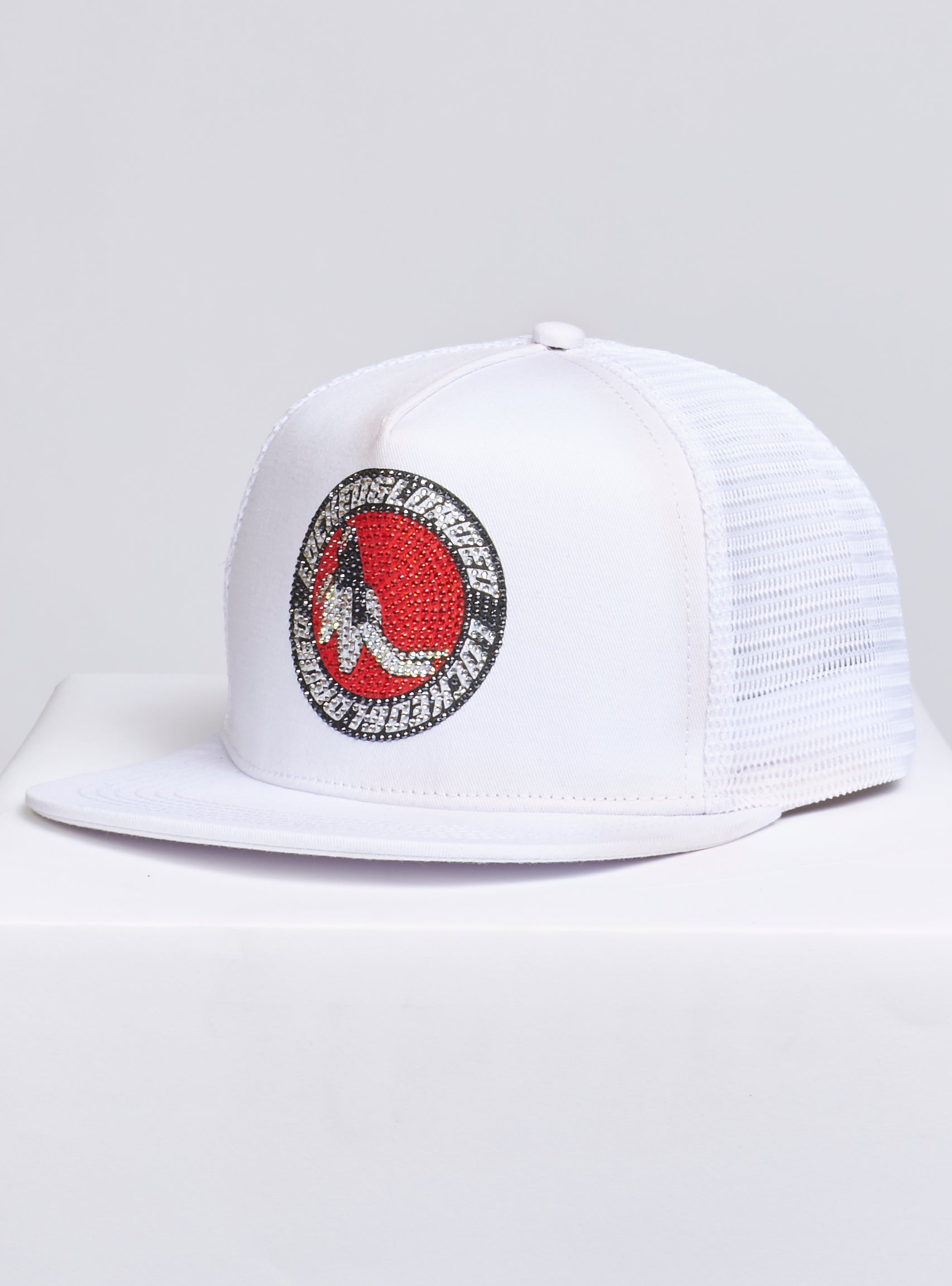 Locked & Loaded Snapback - B. Clip - Black with Red on White - 103