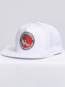 Locked & Loaded Snapback - B. Clip - Black with Red on White - 103